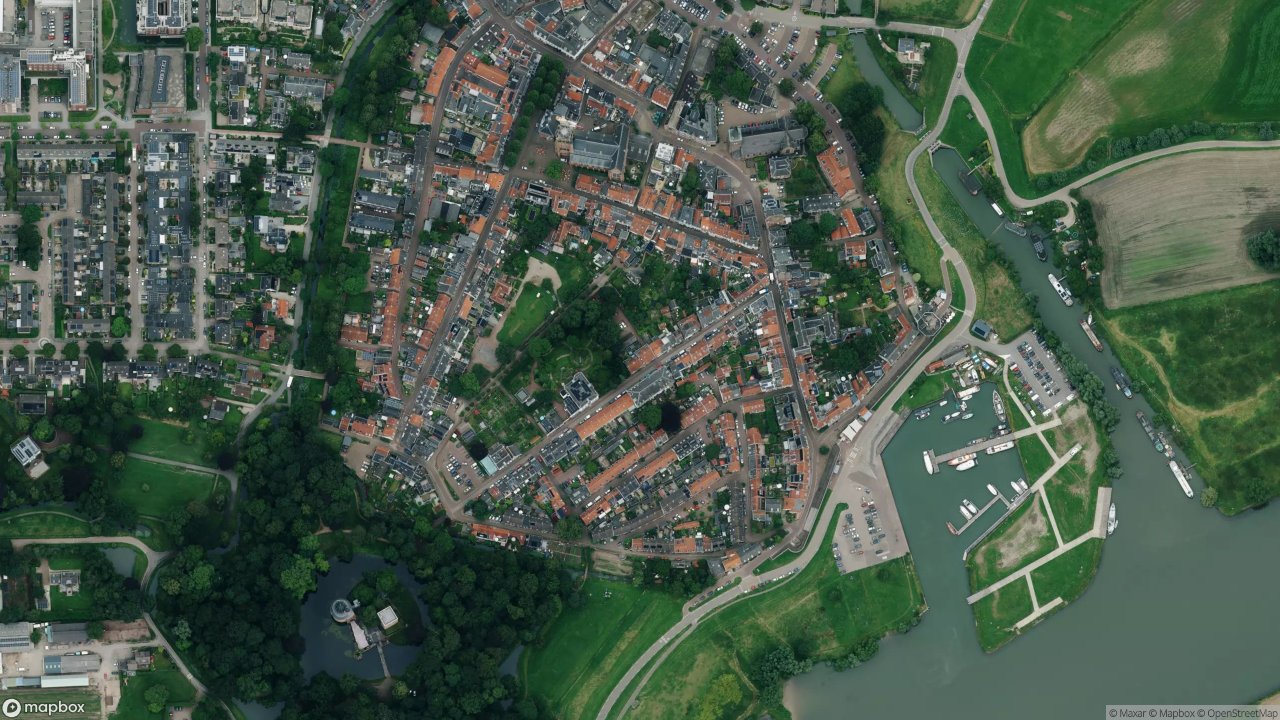 Satellietfoto 3961AL Wijk bij Duurstede