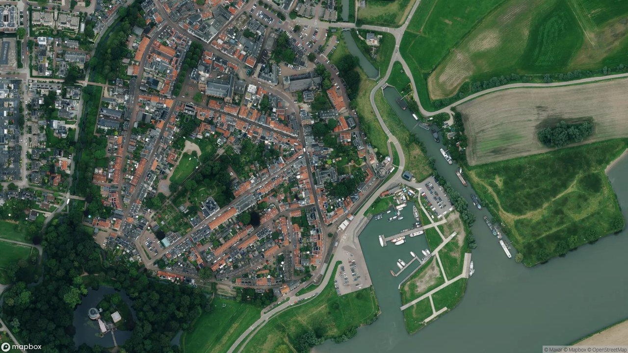Satellietfoto 3961AM Wijk bij Duurstede