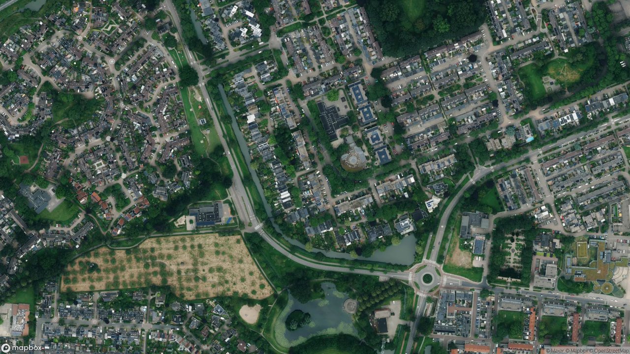 Satellietfoto 3962AL Wijk bij Duurstede