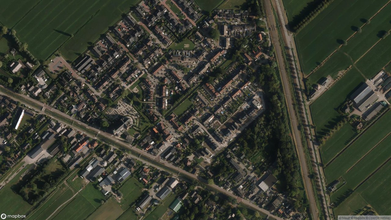 Satellietfoto 3998JT Schalkwijk