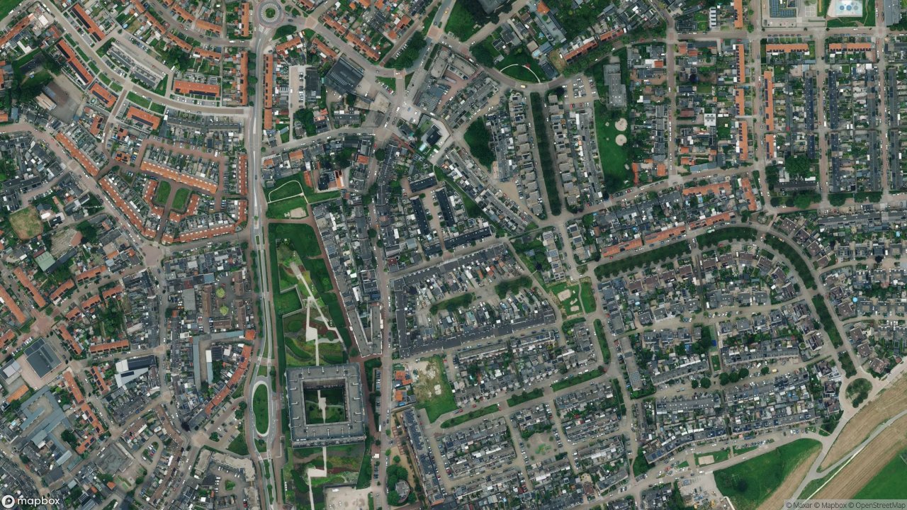 Satellietfoto 4005AT Tiel