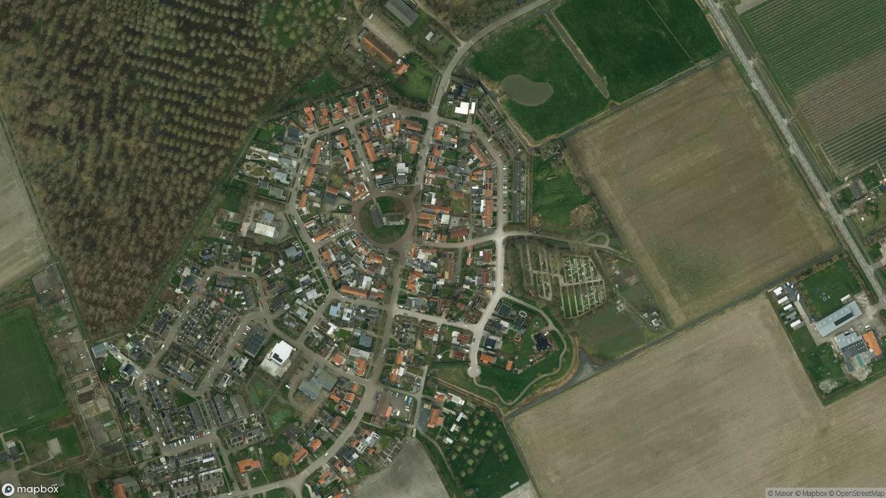 Satellietfoto 4321AD Kerkwerve