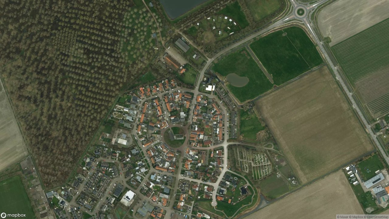Satellietfoto 4321AH Kerkwerve
