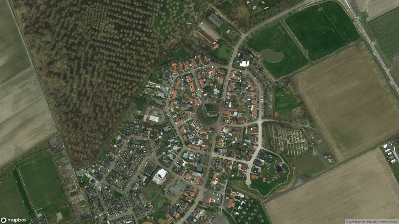 Satellietfoto 4321AJ Kerkwerve