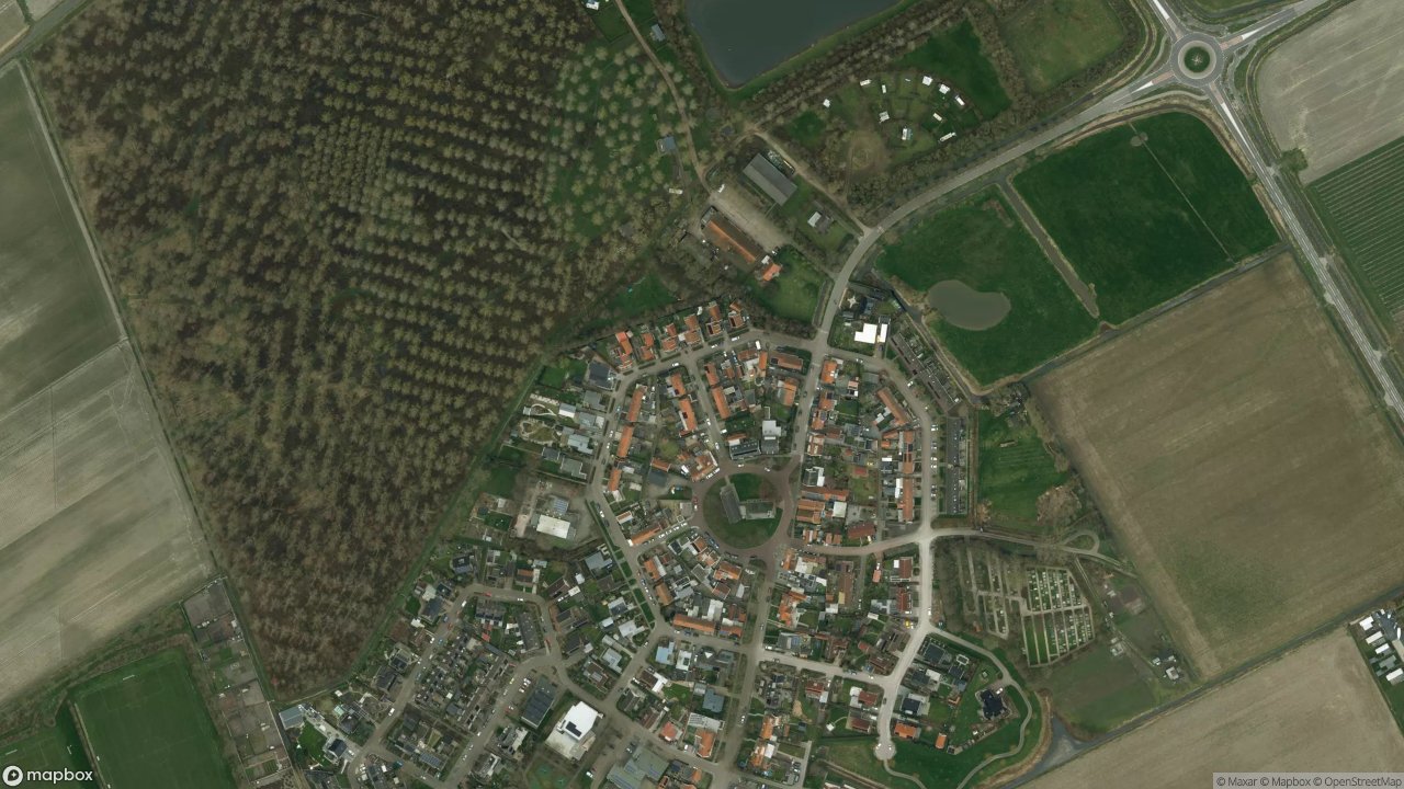 Satellietfoto 4321AK Kerkwerve