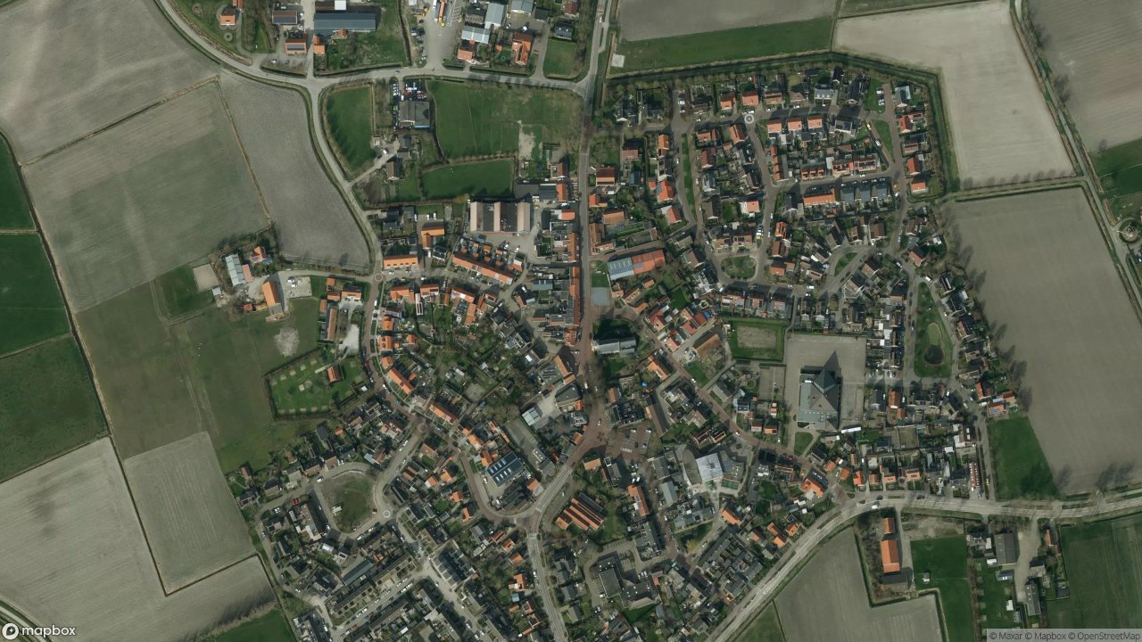 Satellietfoto 4365AD Meliskerke