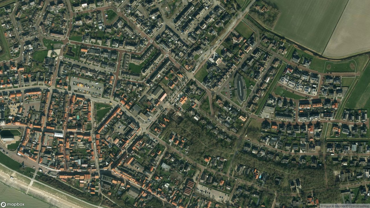 Satellietfoto 4374AD Zoutelande