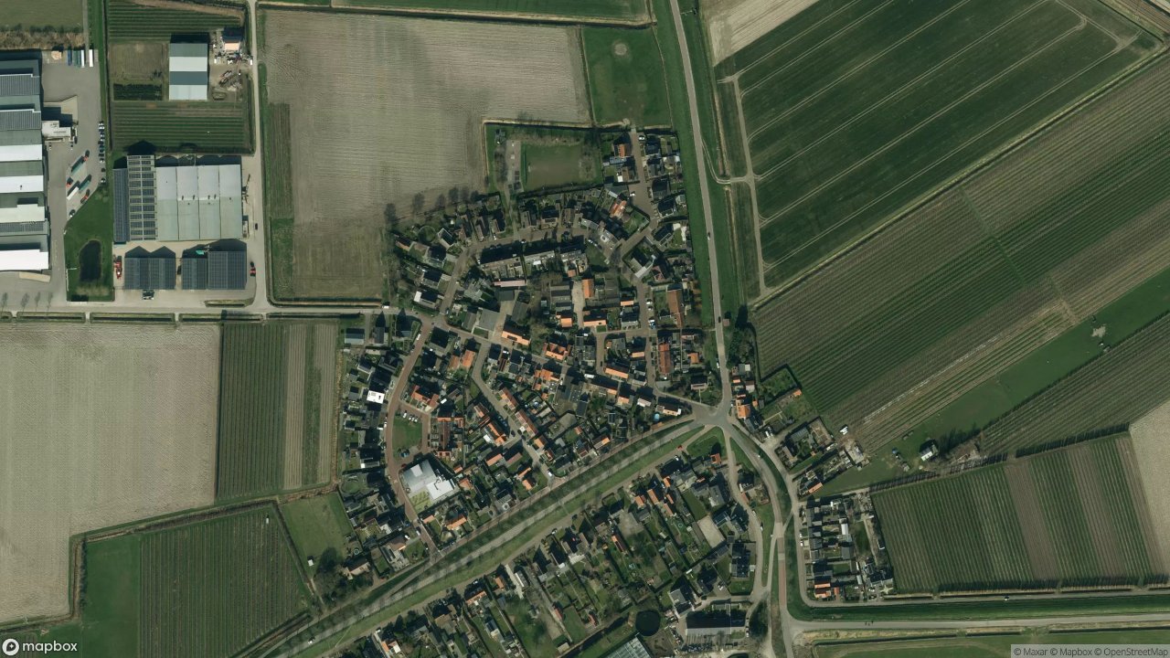 Satellietfoto 4415AD Oostdijk