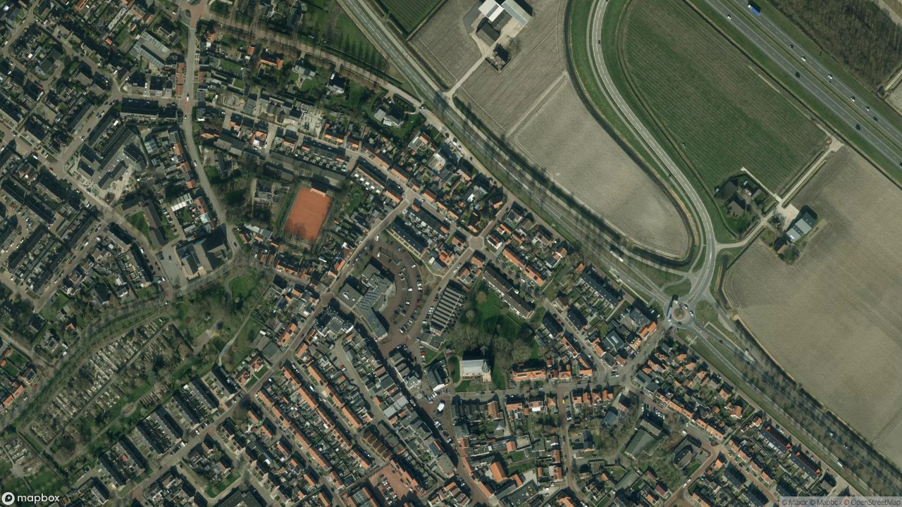 Satellietfoto 4416AM Kruiningen