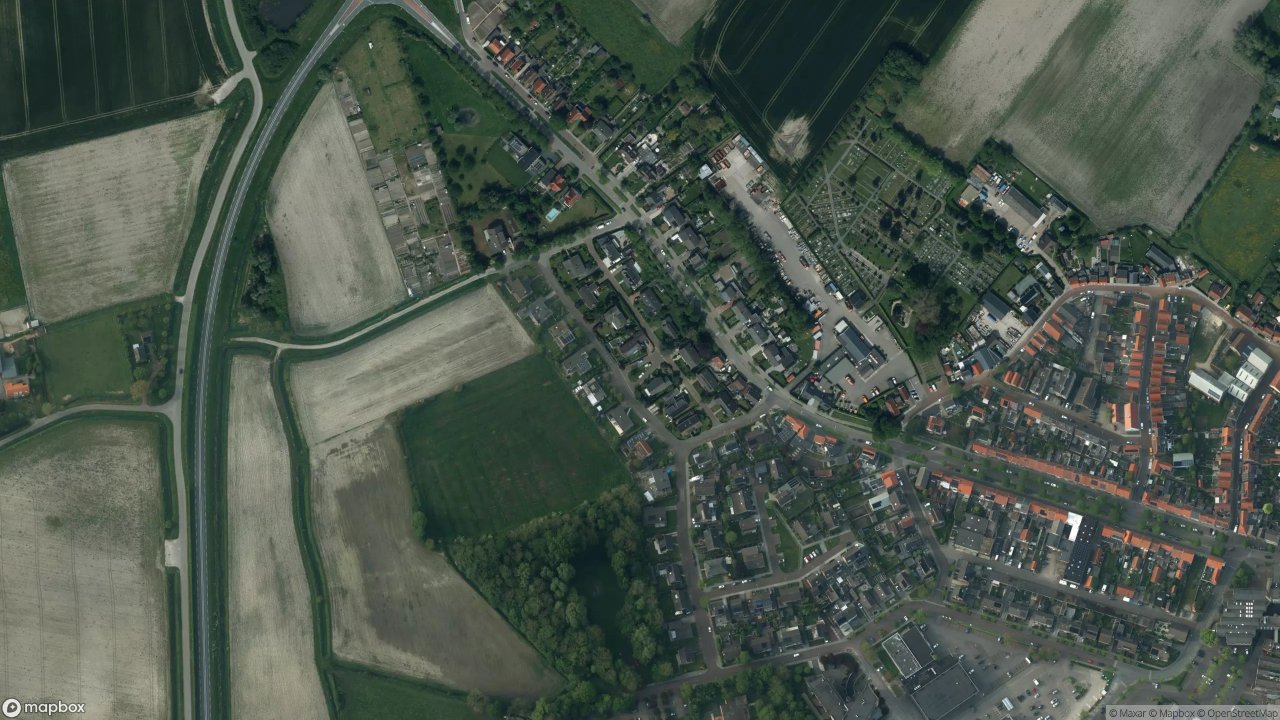 Satellietfoto 4501AA Oostburg