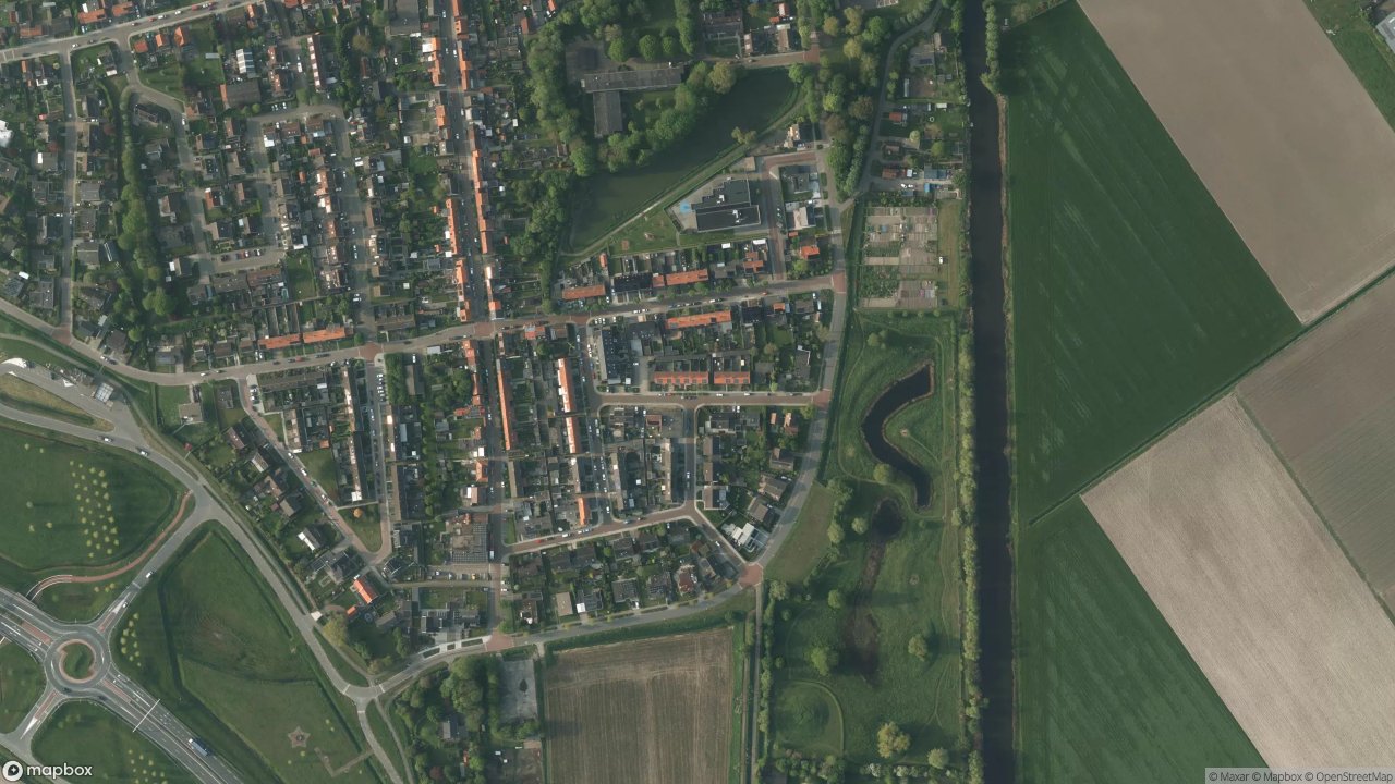 Satellietfoto 4521AE Biervliet