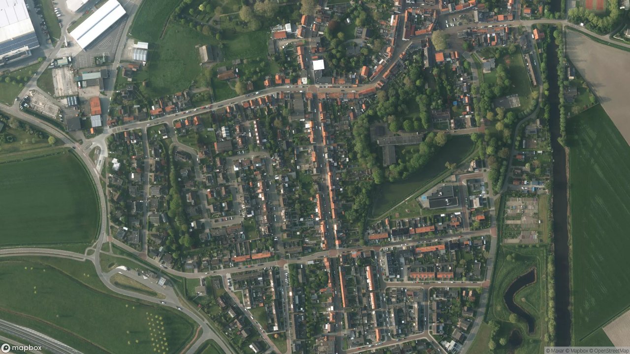 Satellietfoto 4521AM Biervliet