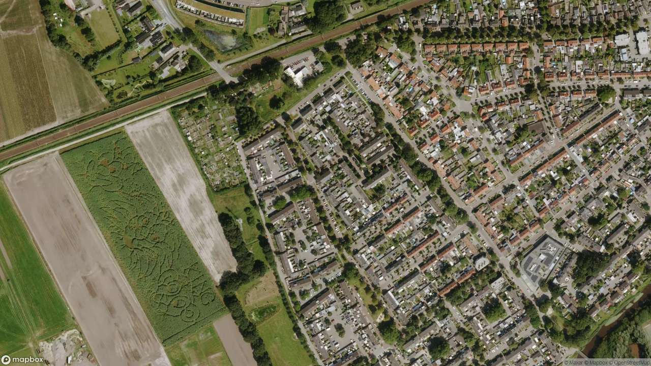 Satellietfoto 5061SM Oisterwijk