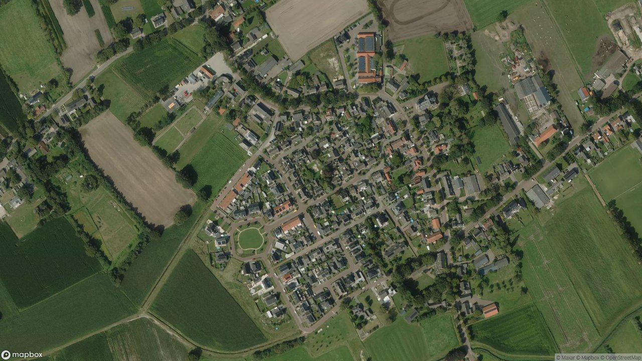 Satellietfoto 5084GE Biest-Houtakker