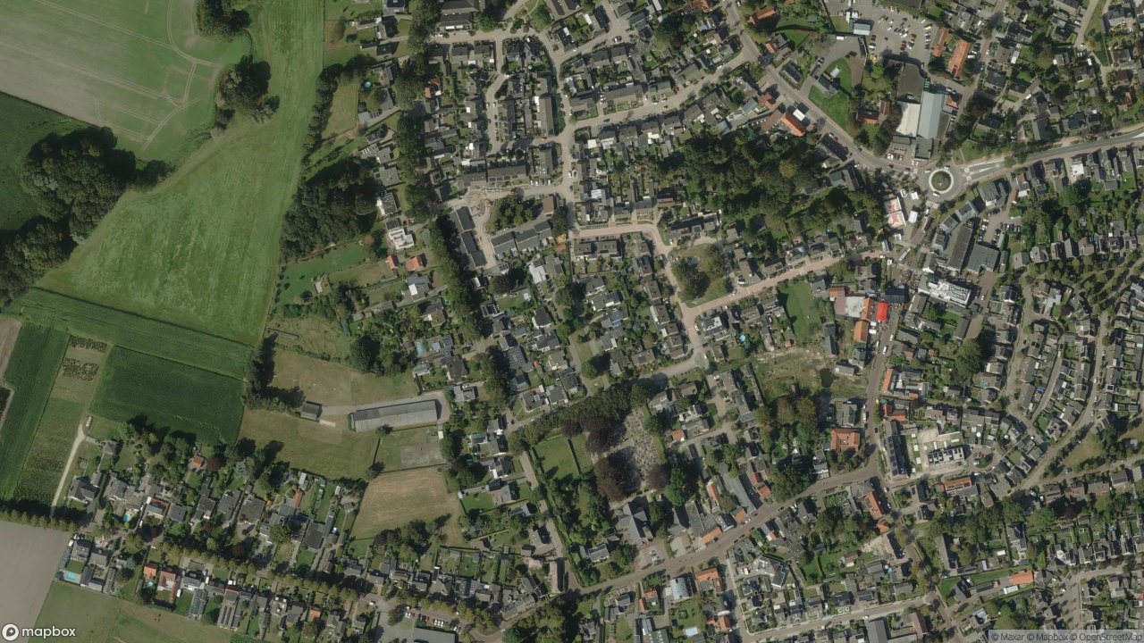 Satellietfoto 5091AG Oost West en Middelbeers