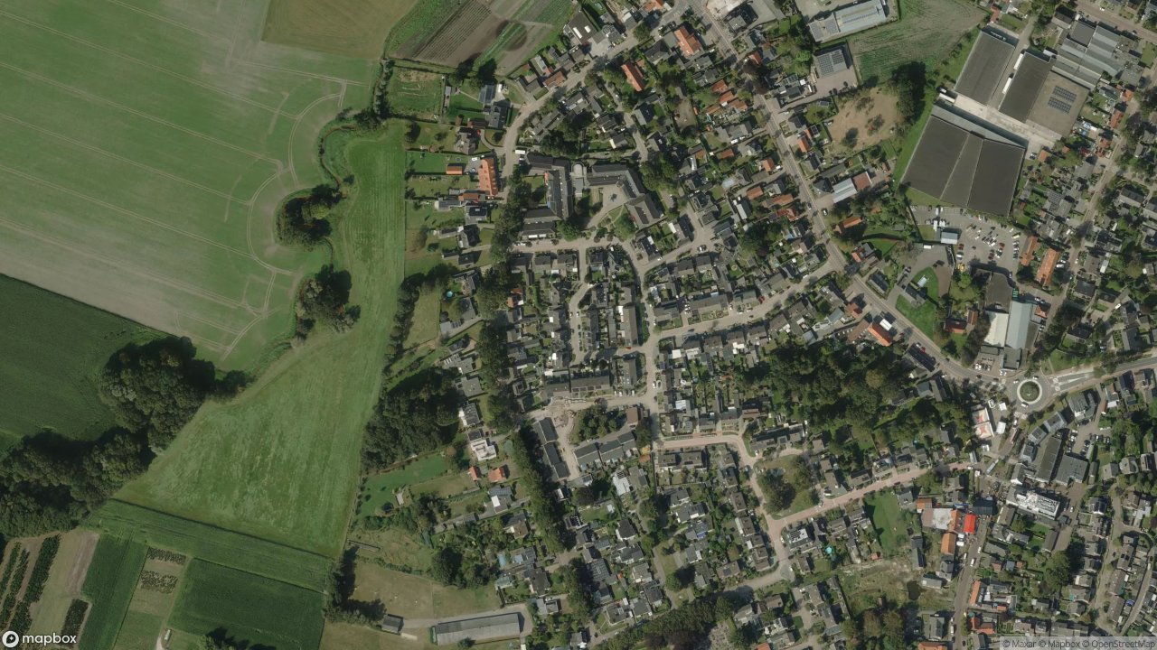 Satellietfoto 5091AN Oost West en Middelbeers