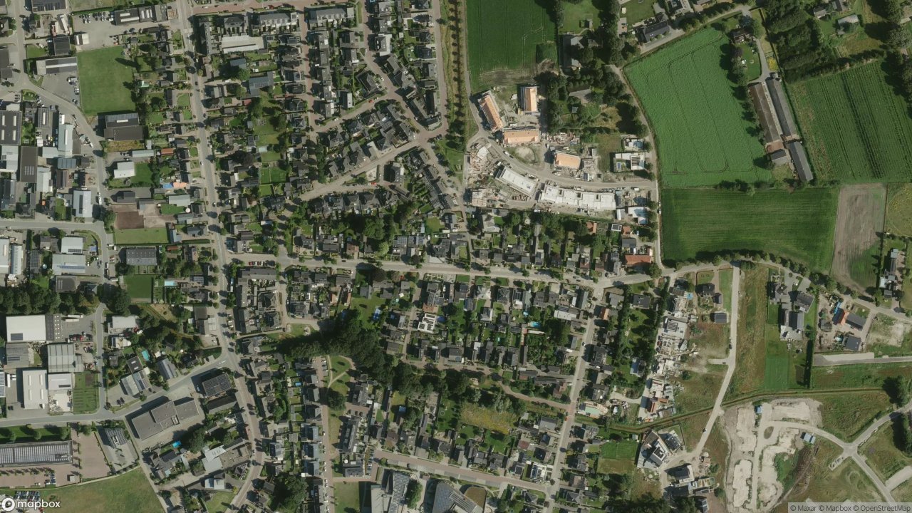 Satellietfoto 5427AP Boekel