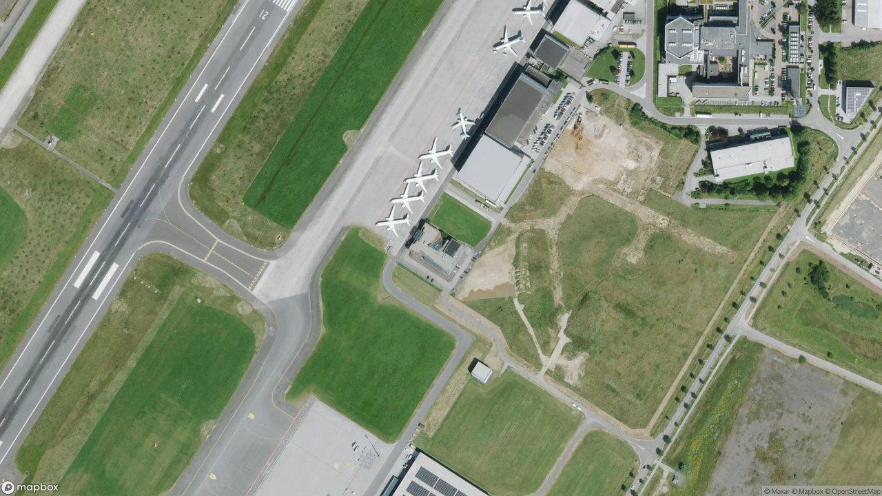 Satellietfoto 6199AM Maastricht-Airport