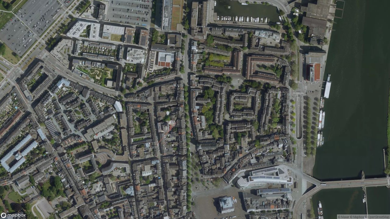 Satellietfoto 6211AV Maastricht
