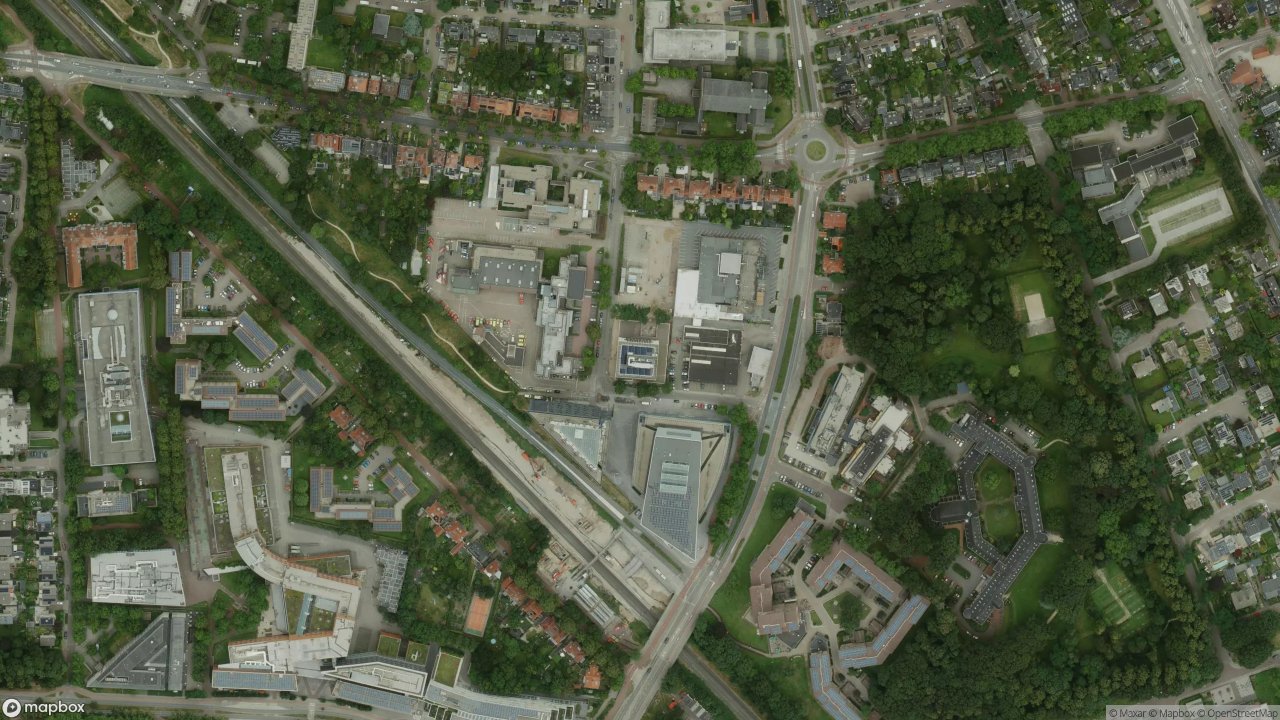 Satellietfoto 6525AE Nijmegen