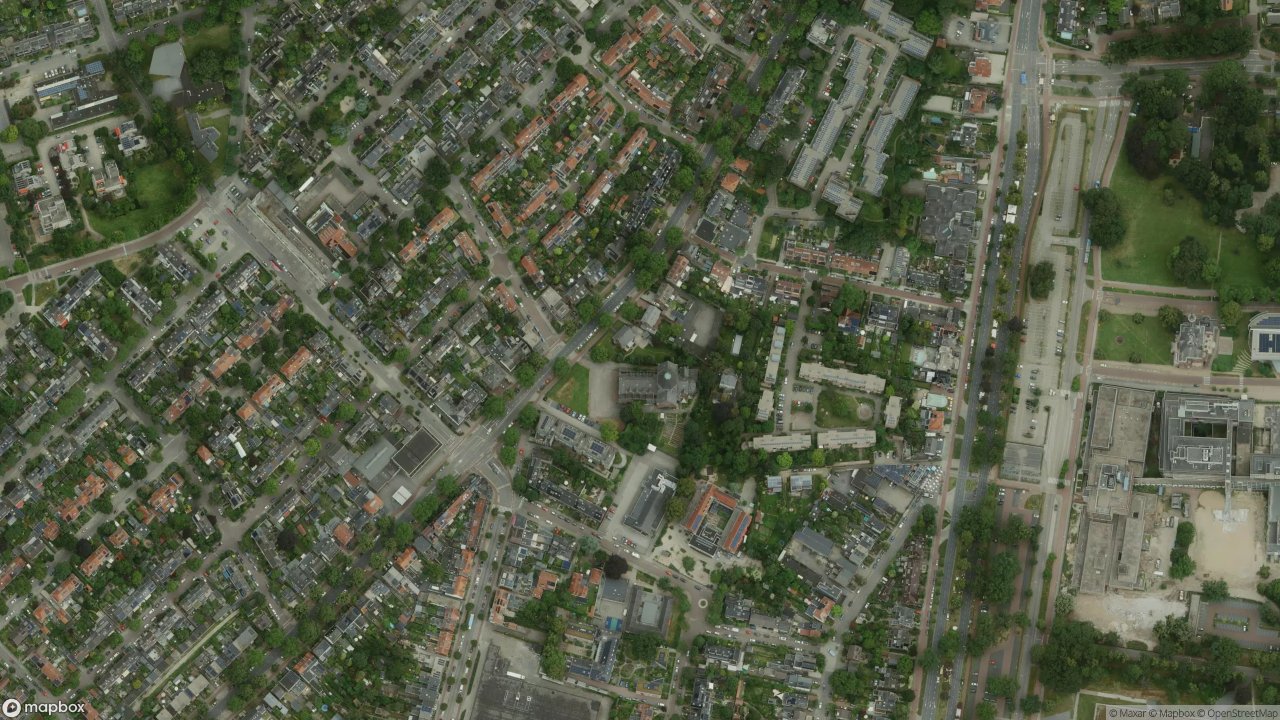 Satellietfoto 6533AD Nijmegen