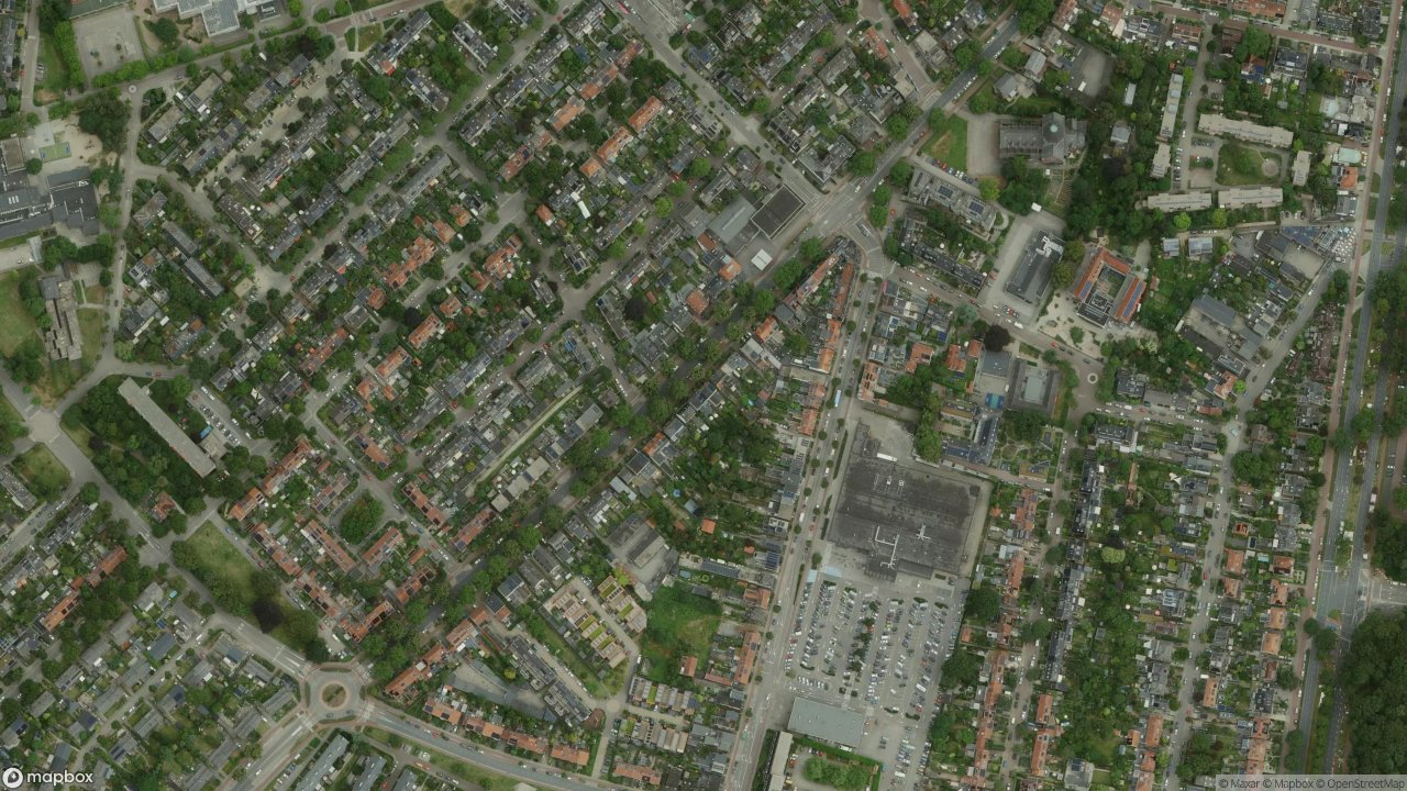 Satellietfoto 6533AG Nijmegen