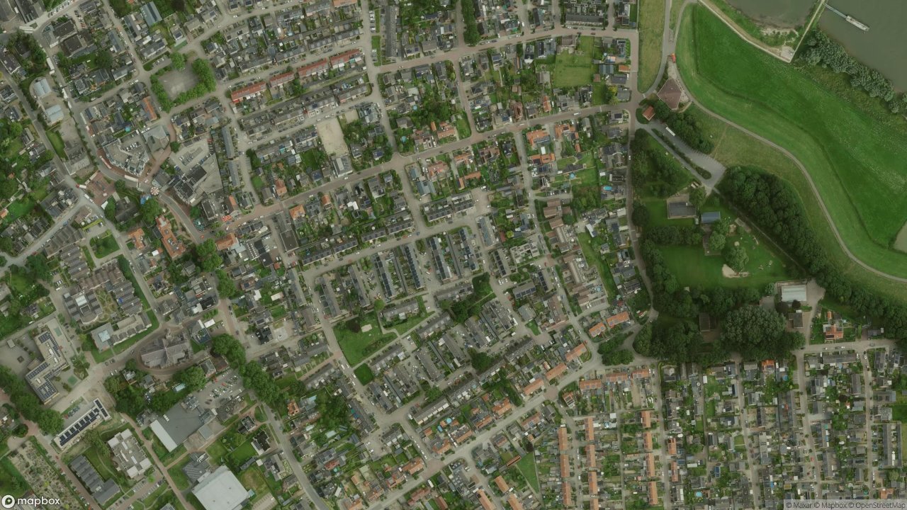 Satellietfoto 6566AC Millingen aan de Rijn