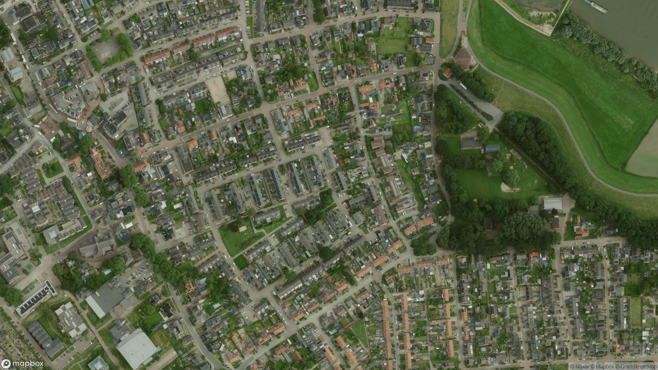 Satellietfoto 6566AH Millingen aan de Rijn