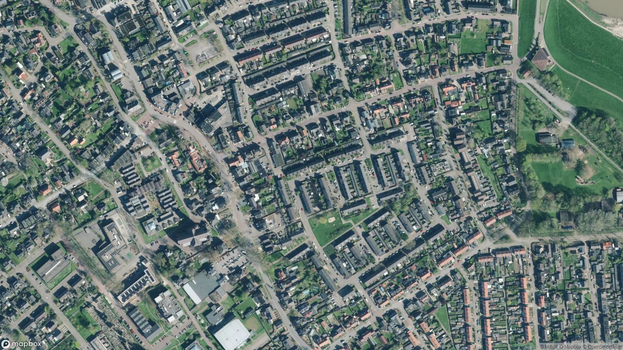 Satellietfoto 6566AJ Millingen aan de Rijn