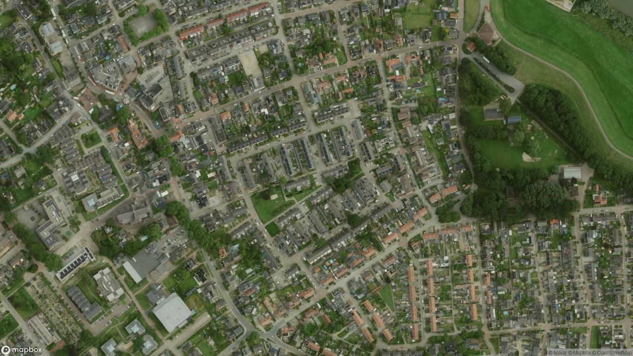 Satellietfoto 6566AK Millingen aan de Rijn