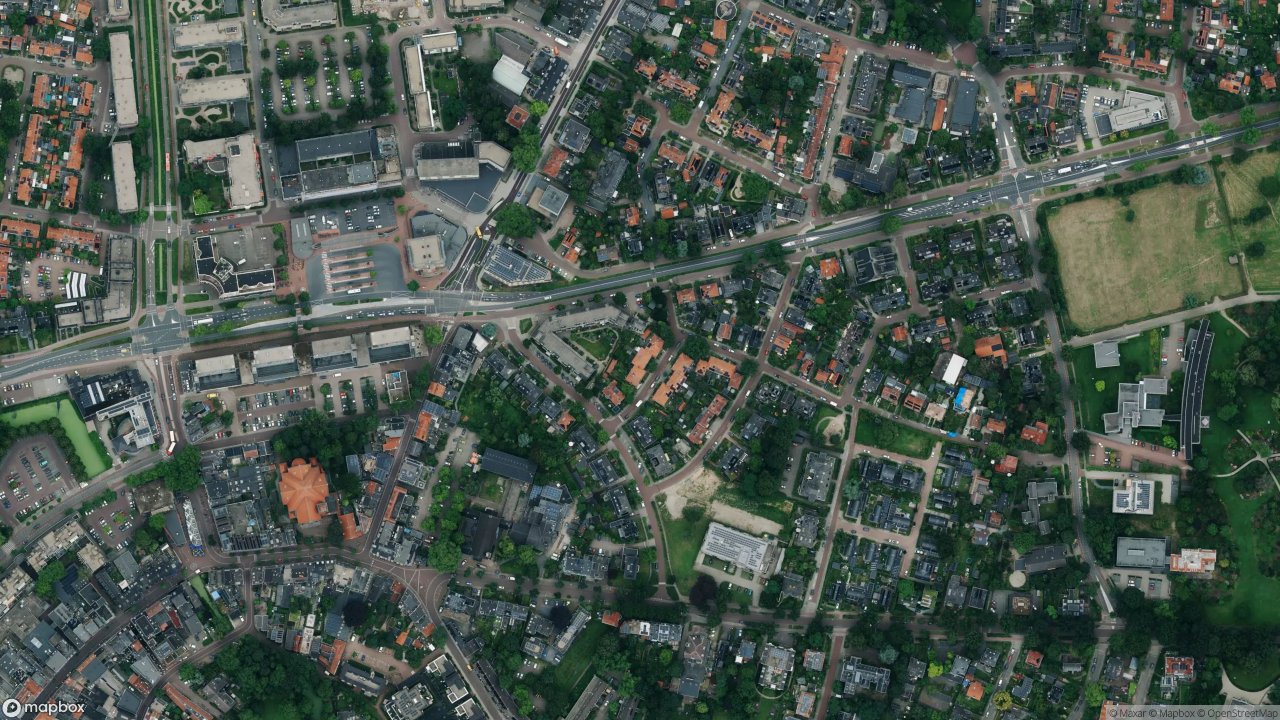 Satellietfoto 6703AH Wageningen