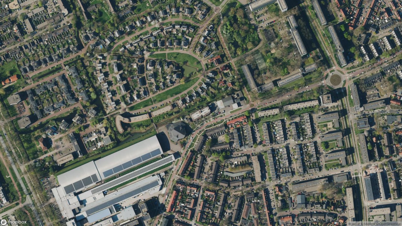 Satellietfoto 6708AE Wageningen