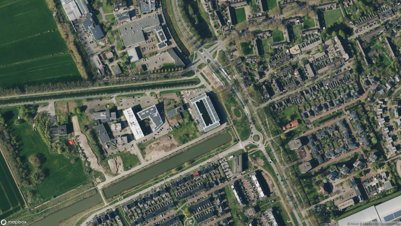 Satellietfoto 6709PA Wageningen
