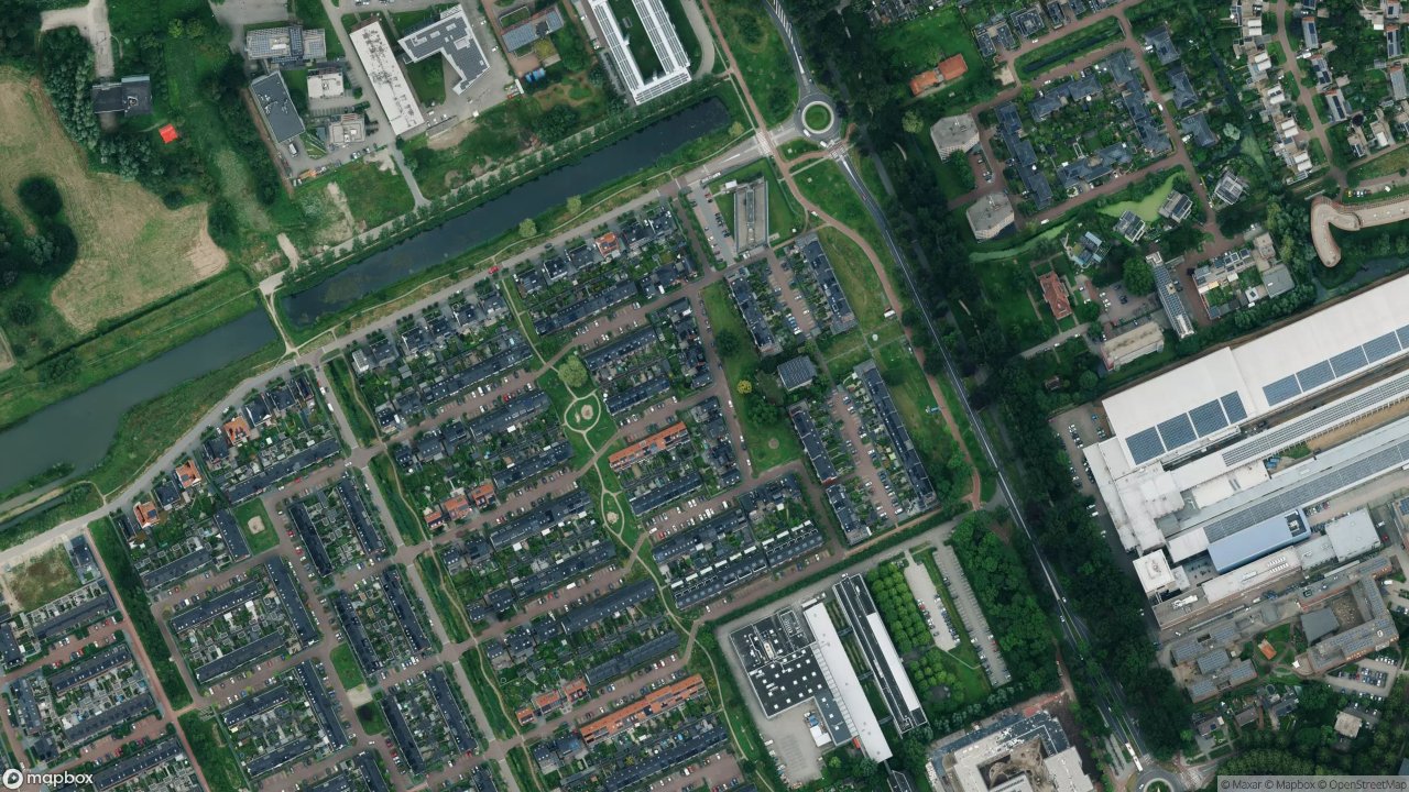 Satellietfoto 6709TC Wageningen