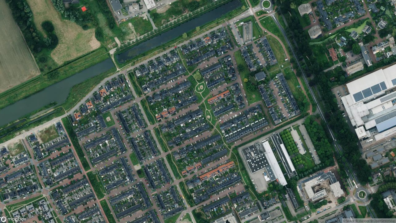 Satellietfoto 6709TG Wageningen