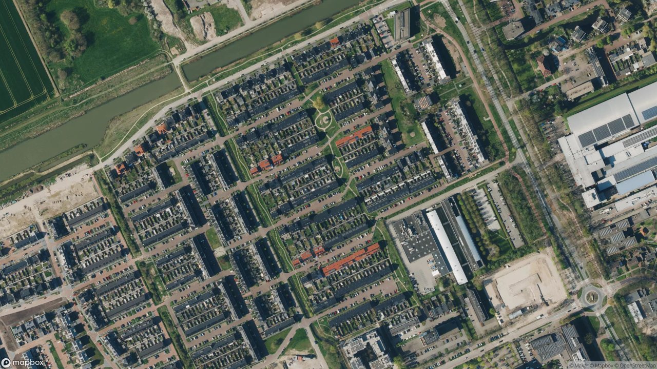 Satellietfoto 6709TK Wageningen