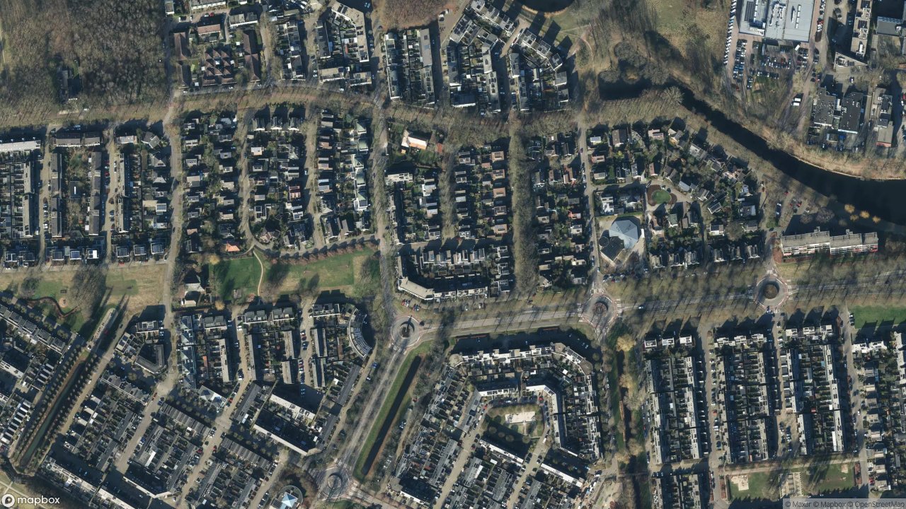 Satellietfoto 6716ER Ede