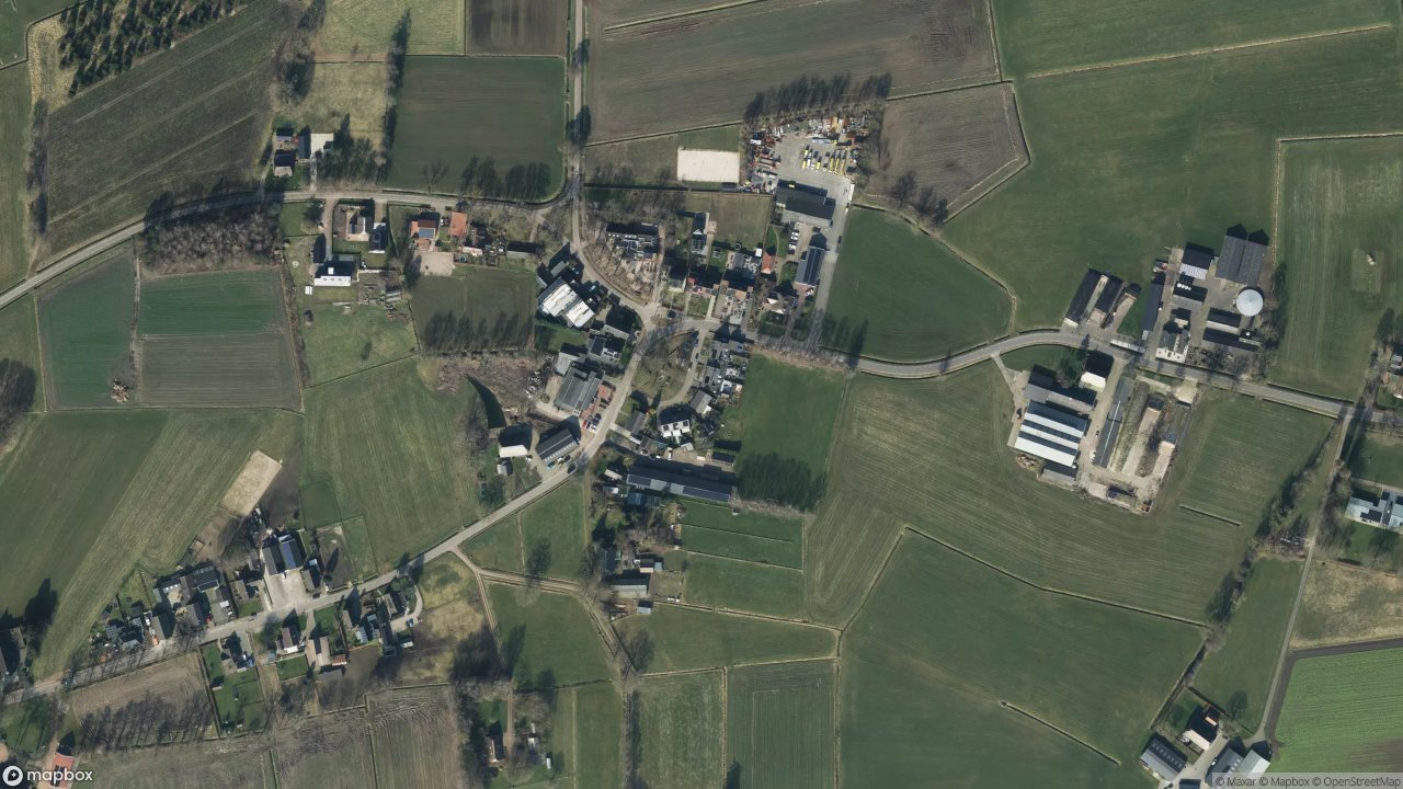 Satellietfoto 7341PV Beemte Broekland