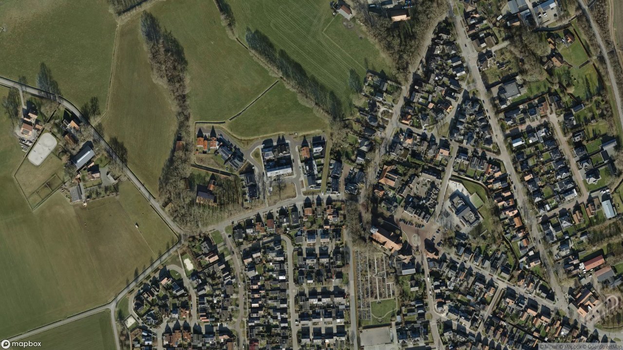 Satellietfoto 7596JH Rossum