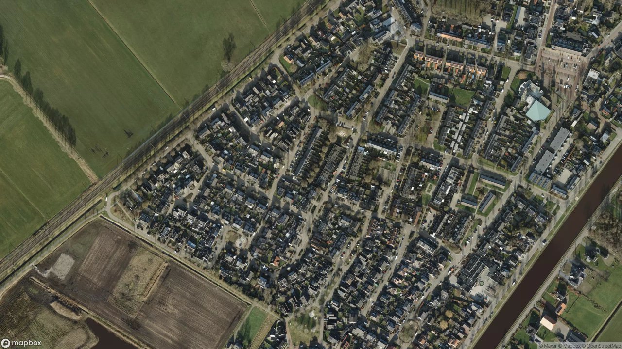 Satellietfoto 7691AE Bergentheim