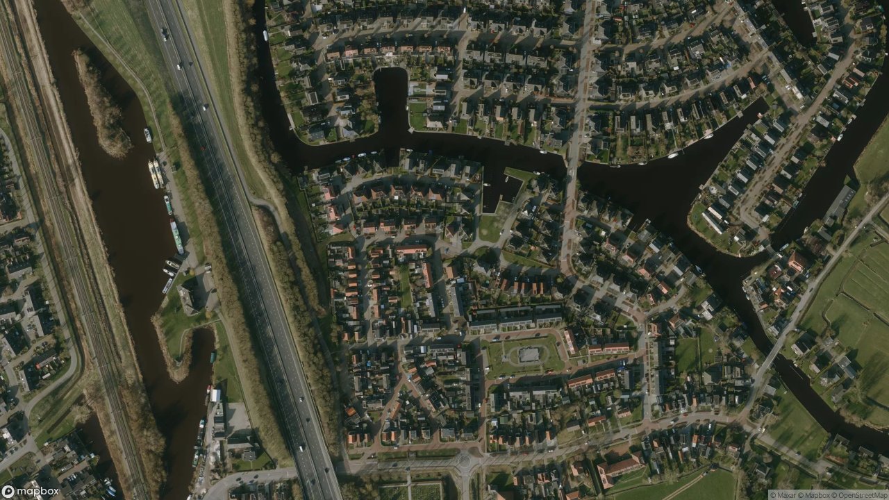 Satellietfoto 8491AA Akkrum