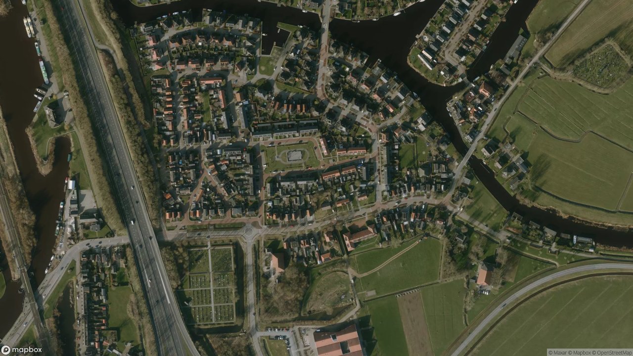 Satellietfoto 8491AK Akkrum