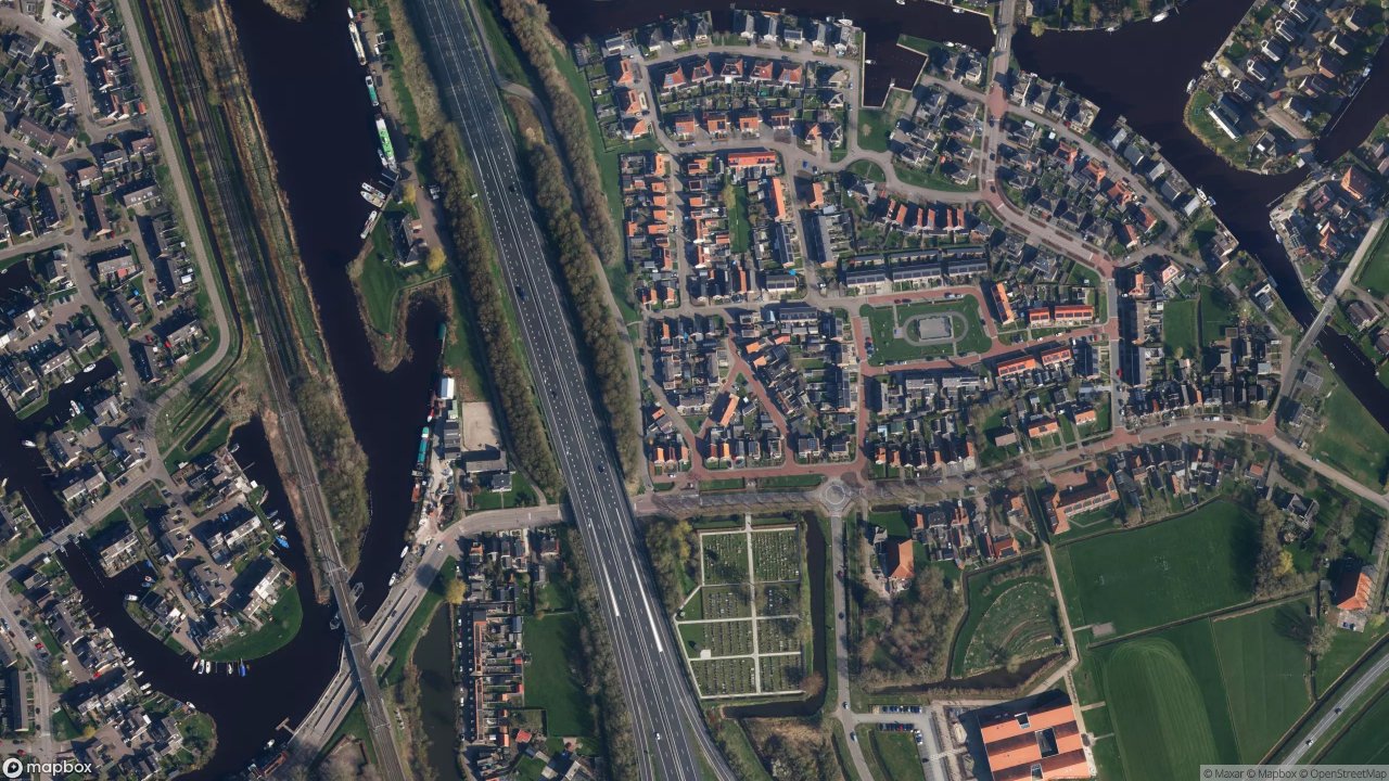 Satellietfoto 8491AM Akkrum