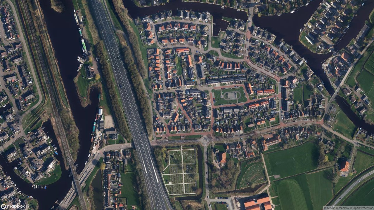 Satellietfoto 8491AN Akkrum