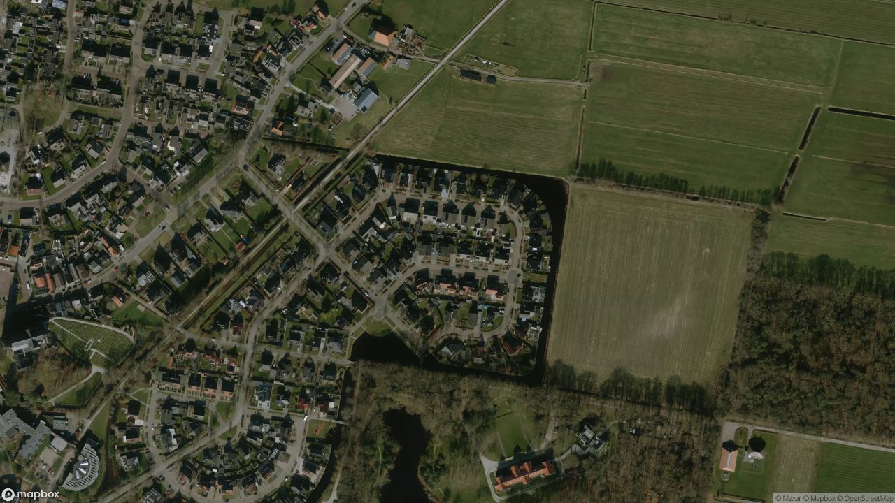 Satellietfoto 8521DM Sint Nicolaasga