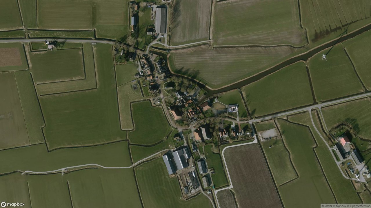 Satellietfoto 8755JJ Idsegahuizum