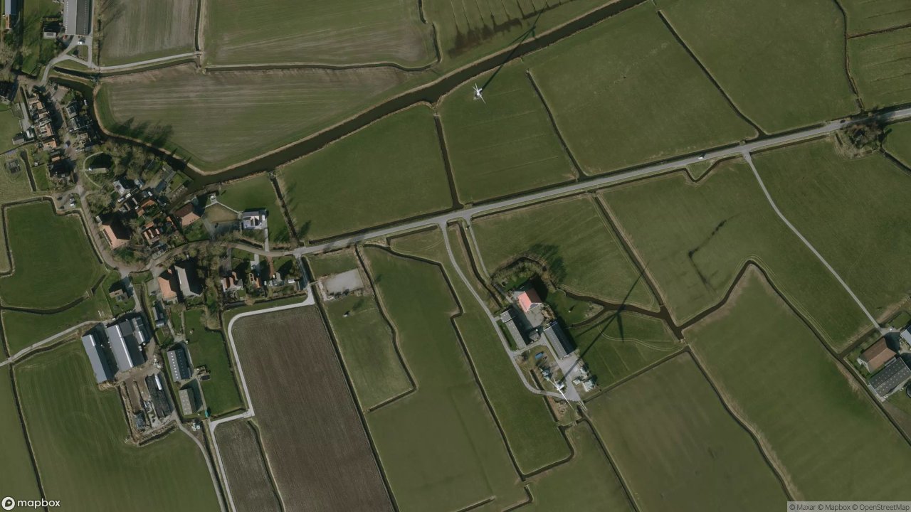 Satellietfoto 8755JK Idsegahuizum