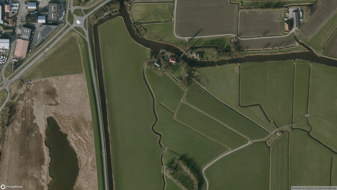 Satellietfoto 8755JM Idsegahuizum