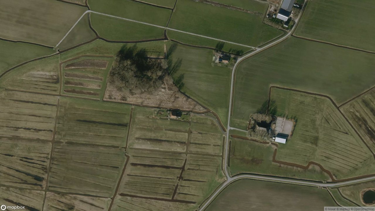 Satellietfoto 8761PA Ferwoude