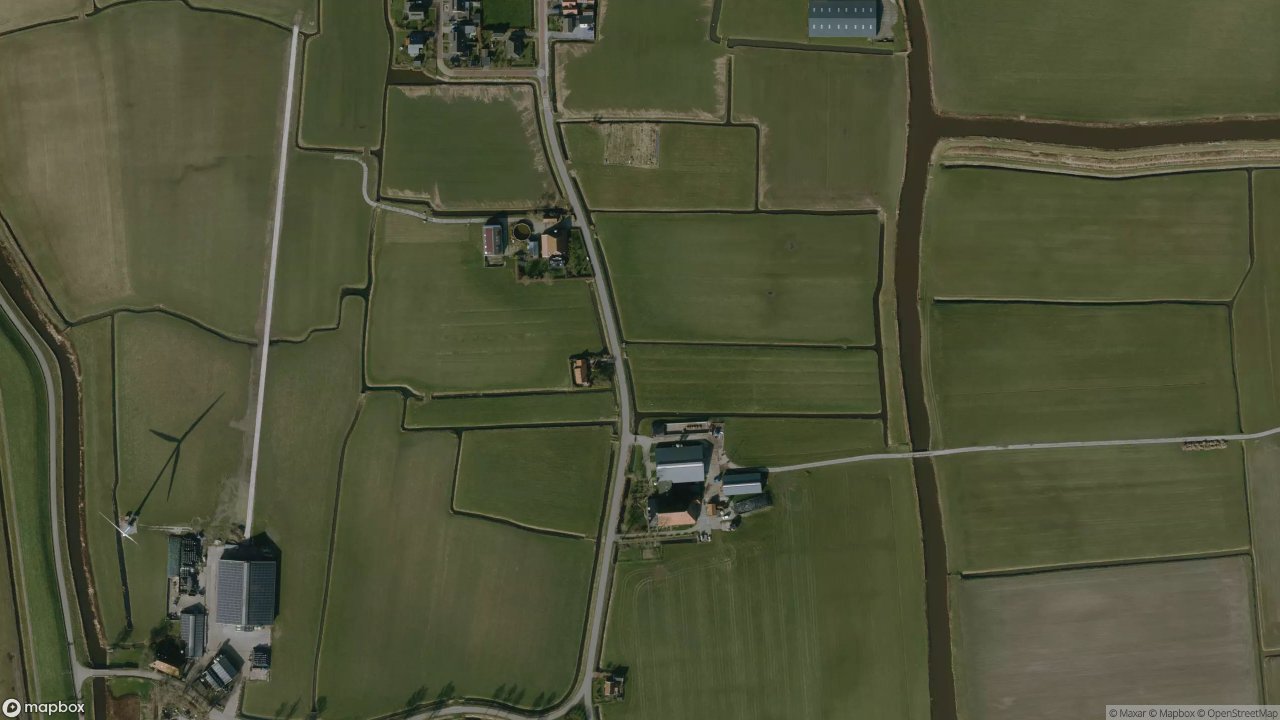 Satellietfoto 8761PD Ferwoude